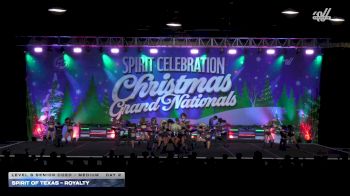 Spirit of Texas - Royalty [2025 L6 Senior Coed - Medium Day 2] 2025 Spirit Celebration Christmas Grand Nationals