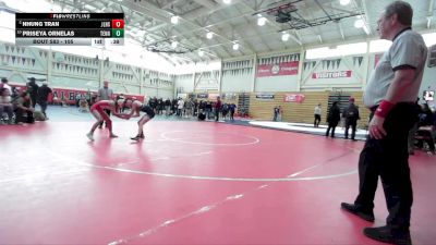105 lbs Cons. Round 5 - Priseya Ornelas, Tennyson vs Nhung Tran, James Logan High School