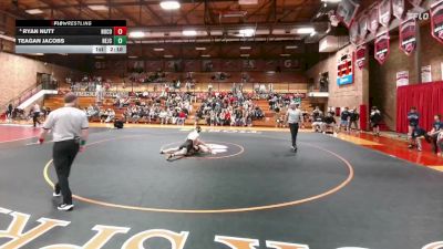 133 lbs 3rd Place Match - Ryan Nutt, Northwest College vs Teagan Jacobs, Northeastern Junior College