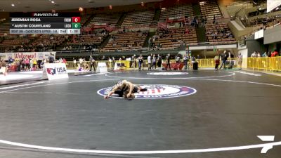 Cadet Boys Upper - 150 lbs Cons. Round 6 - Skylar Groke, La Costa Canyon High School Wrestling vs Noah Vera, Titan Mercury Wrestling Club (TMWC)