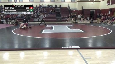 150 lbs Round 2 (3 Team) - Logan Bevans, Independence vs Mikey Ryan, Mount Vernon