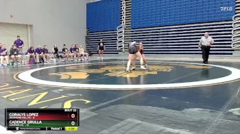 100 lbs 2nd Wrestleback (16 Team) - Coralys Lopez, Richmond Hill HS vs Cadence Grulla, Lumpkin Co.