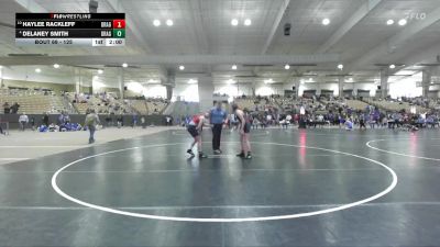 125 lbs Cons. Semi - Delaney Smith, Maryville Wrestling vs Haylee Rackleff, Clinton Dragon Youth Wrestling