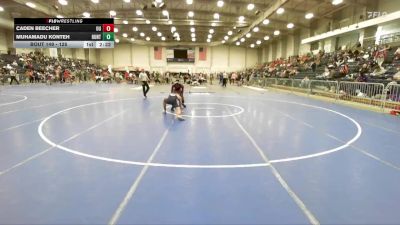 125 lbs Cons. Round 1 - Caden Beecher, Utica vs Muhamadu Konteh, Hunter