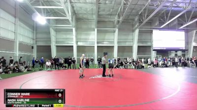 150 lbs Cons. Round 4 - Conner Ware, Stansbury vs Nash Harline, South Summit