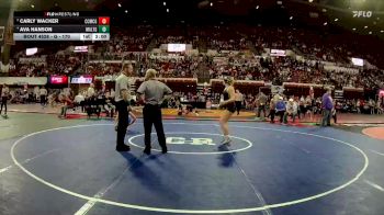 G - 170 lbs Semifinal - Carly Wacker, Custer Co. (Miles City) Girls vs Ava Hanson, Malta Girls