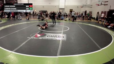 97 lbs Quarters - Lukas Hogen, Wrestling Brotherhood vs Landon Sturm, Albert Lea Wrestling Club