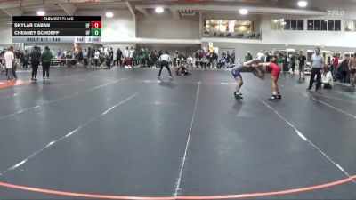 149 lbs Cons. Semi - Skylar Caban, Belmont Abbey vs Cheaney Schoeff, Edinboro