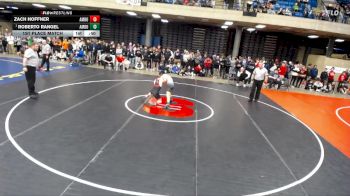 113 lbs 1st Place Match - Roberto Rangel, Unattached vs Zach Hoffner, Bourbonnais