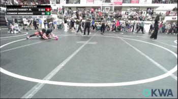 67 lbs Semifinal - Lamario Ramsey JR., Del City Little League Wrestling vs Connor Armendariz, Shelton Wrestling Academy