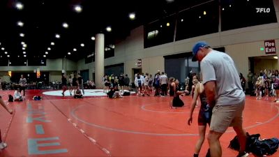 48 lbs Placement Matches (8 Team) - Isla Baker, AR- 15 Pink vs Addison Jenkins, Don`t Be Jelly