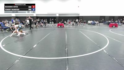 132 lbs Massimo Ortiz, California Gold vs Tommy Wurster, Ohio Scarlet