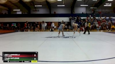 125 lbs Quarterfinal - Tyler Ratledge, Messiah vs Joey Lamparelli, Muhlenberg