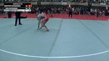 80 lbs Round 2 - Levi Ostrowski, Askren Wrestling Academy vs Brayton Schleisman, Viking Wrestling Club