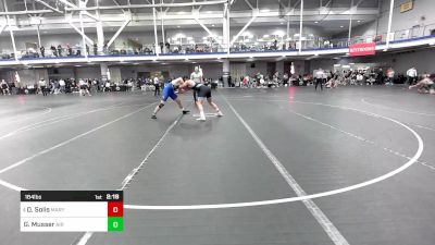 184 lbs Round Of 16 - Dom Solis, Maryland - UnAttached vs Gage Musser, Air Force Academy