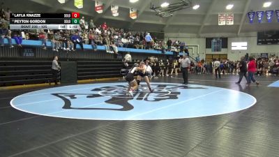 125 lbs Cons. Semi - Layla Knazze, Solon vs Peyton Gordon, Solon