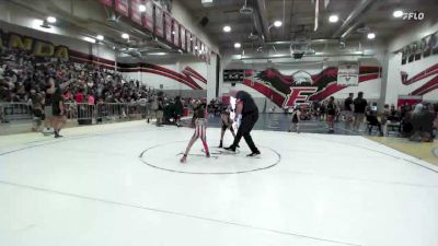 45 lbs Round 4 - Aria Modlin, Riverside Rascals vs Elias Harlan, So Cal Hammers