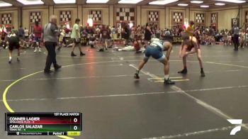 117 lbs Finals (8 Team) - Conner Lagier, Wyalusing Plus vs Carlos Salazar, Town WC