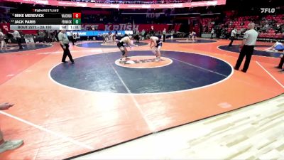 2A 190 lbs Cons. Round 2 - Mike Merevick, Wauconda vs Jack Paris, Oak Park (Fenwick)