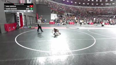 45 lbs Cons. Round 2 - Eric Herold, Durand vs Gabe Hughes, Mineral Point Wrestling Club