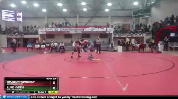 190 lbs Cons. Round 1 - Omarion Wimberly, Christian County vs Luke Hyden, Walton-Verona