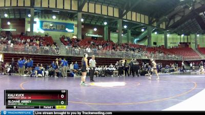 125 lbs Finals (2 Team) - Kali Kuck, Northwest Girls vs Sloane Abbey, Kearney Girls