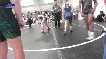 110 lbs Rr Rnd 2 - Aliyana Ortner, Greenwood Wrestling Academy vs Jace Gates, Gore Pirates Youth Wrestling