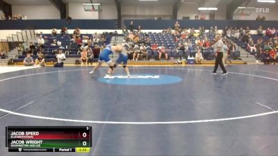 174 lbs Cons. Round 4 - Jacob Wright, Washington And Lee vs Jacob Speed, Elizabethtown