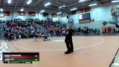 113 lbs Semifinal - Aiden Ohl, Ontario vs Marco Muratori, Perkins