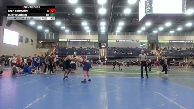 285 lbs Cons. Round 3 - Dustin Uribes, Apprentice School vs Josh Hermann, Liberty U