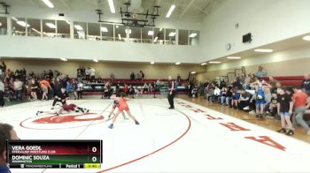 78 lbs Champ. Round 1 - Vera Goedl, Steelclaw Wrestling Club vs Dominic Souza, Washington