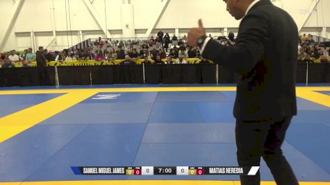 Matias Heredia vs Samuel Miguel James 2024 World IBJJF Jiu-Jitsu No-Gi Championship