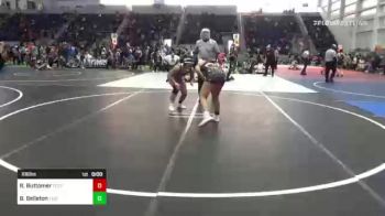 123 lbs Consi Of 8 #1 - Anaya Marquez, Pounders WC vs Ayana Medina, Metro Mat Club