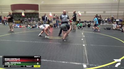 140 lbs Semis & 1st Wrestleback (8 Team) - Luke Thompson, Donahue WA vs Ryan Costello, Team Gotcha Black