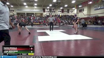 123-132A 1st Place Match - Olivia Rogalla, Assumption, Davenport vs Josie Bergmeier, Union, LaPorte City