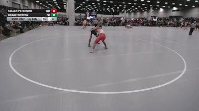 157 lbs Cons. Rd Of 64 - Drake Weston, Zumwalt Wrestling Club vs Kellen Peterson, Utah
