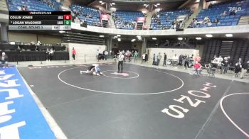 165 lbs Cons. Round 3 - Logan Wagoner, Colfax (Ridgeview) vs Collin Jones, Morton