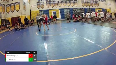 126 lbs Round 6 (8 Team) - Leonardo Torres, Black Hive vs Brentley Crawley, Alpha WC