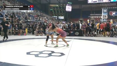 145 lbs Champ. Rd Of 64 - Jameson Strickland, Pennsylvania vs America Cabrera, Illinois