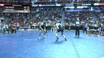 3A-132 lbs Cons. Round 2 - Jeran Gilge, Bondurant-Farrar vs Luis Avalos, Council Bluffs Abraham Lincoln