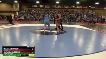 185 lbs Quarterfinal - Makala Simpson, Soroco vs Natasha Kuberski, Riverdale Ridge