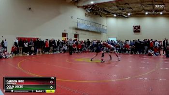 175 lbs Champ. Round 2 - Carson Mize, Marysville vs Colin Jocek, Revere