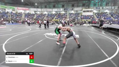 140 lbs Round Of 32 - Jaivyn Hawkes, Knights Youth Wrestling vs Stephen Beck, Woodlawn Midde School