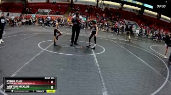 56 lbs Champ. Round 1 - Ryder Clay, Anchor Bay Wrestling Club vs Weston Nicklos, Highland