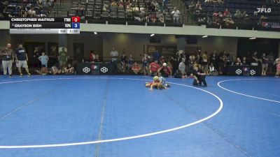 59 lbs Semis - Christopher Waitkus, Team Tulsa Wrestling Club vs Grayson Bish, Team PA