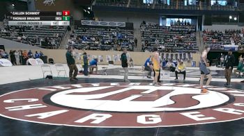 157 lbs Cons. Round 3 - Thomas Brauer, Owensboro Catholic vs CALLEN SCHMIDT, Ryle