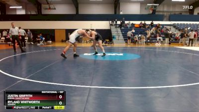 197 lbs 1st Place Match - Ryland Whitworth, USMAPS vs Justin Griffith, Drexel (Unattached)