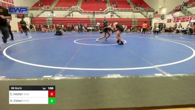 120 lbs Rr Rnd 5 - Connor Hester, Arkansas vs Kash Elston, Woodward