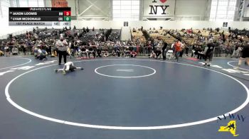 54 lbs 1st Place Match - Jaxon Loomis, Mexico Wrestling vs Lyam McDonald, Club Not Listed
