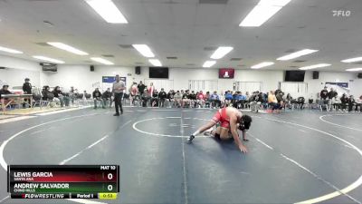 190 lbs Cons. Round 2 - Lewis Garcia, Santa Ana vs Andrew Salvador, Chino Hills